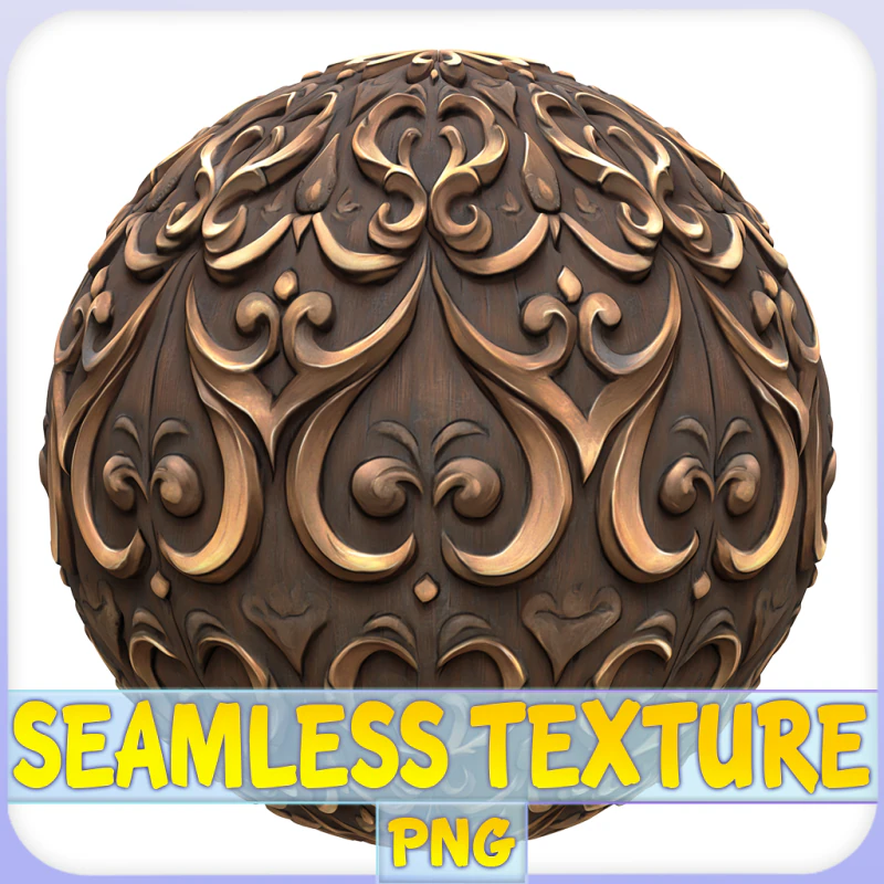 Struttura senza giunte di legno stilizzato CG Textures .c4d .max .obj .3ds .fbx .stl .blend