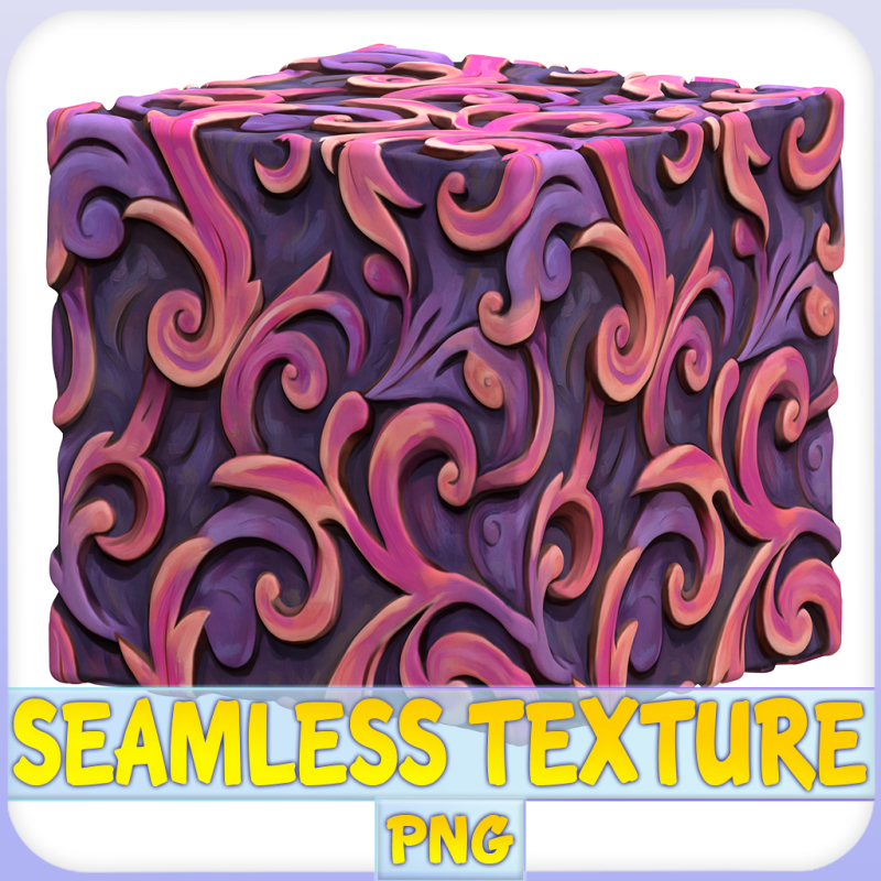 Stylized Wood Seamless Texture CG Textures .c4d .max .obj .3ds .fbx .stl .blend