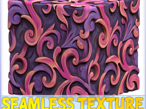 Stylized Wood Seamless Texture CG Текстури