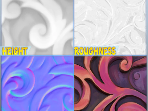 Struttura senza giunte di legno stilizzato CG Textures