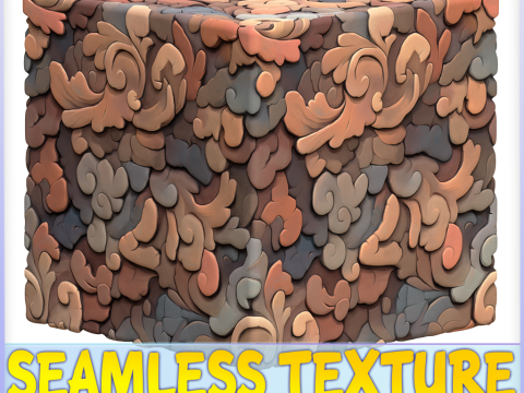 Stylized Wood Seamless Texture CG Текстури