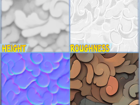 Struttura senza giunte di legno stilizzato CG Textures