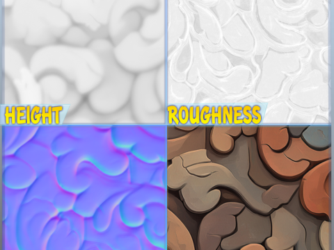 Stylized Wood Seamless Texture Texturas CG