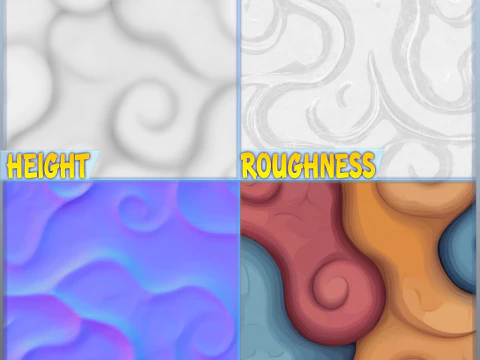 Struttura senza giunte di legno stilizzato CG Textures