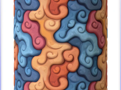 Struttura senza giunte di legno stilizzato CG Textures