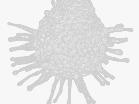 Cancer Cell Tumor Modello 3D