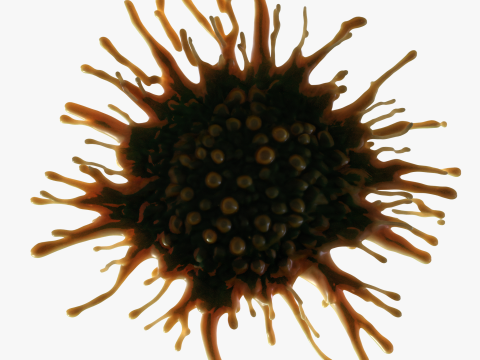 Cancer Cell Tumor 3D-Modell