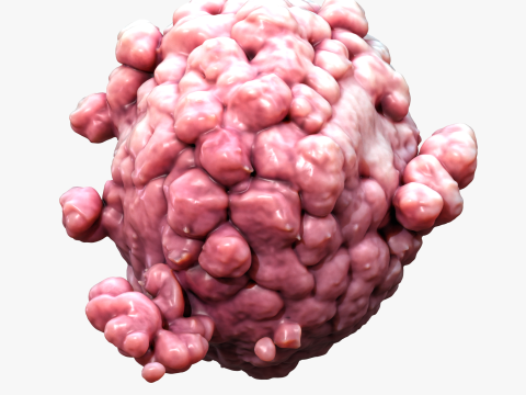 Cancer Cell Tumor Modello 3D