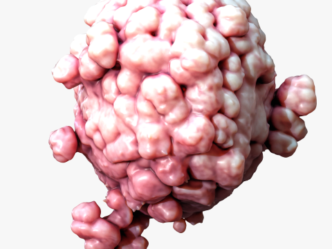 Cancer Cell Tumor Modello 3D