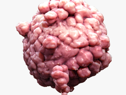 Cancer Cell Tumor Modello 3D