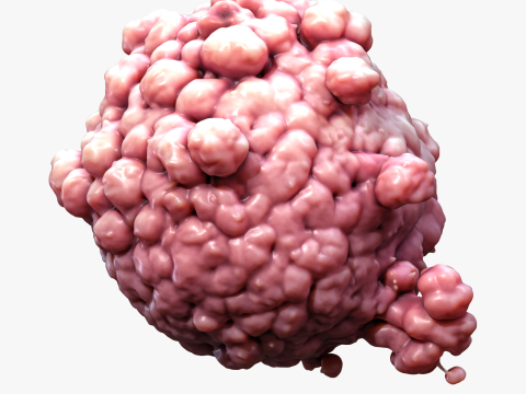 Cancer Cell Tumor Modello 3D
