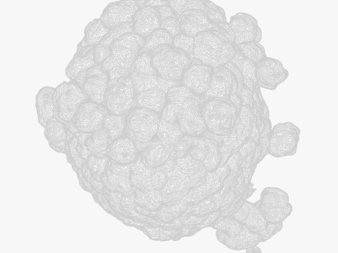 Cancer Cell Tumor Modello 3D
