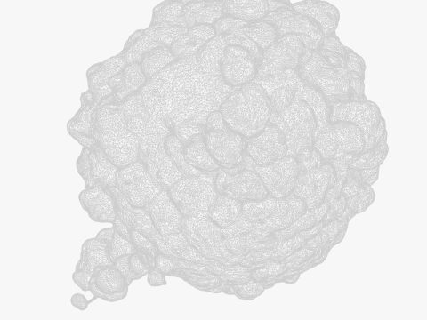 Cancer Cell Tumor Modello 3D