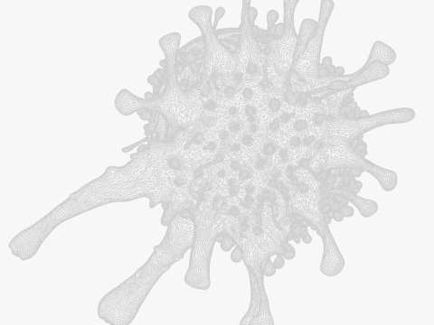 Cancer Cell Tumor Modello 3D