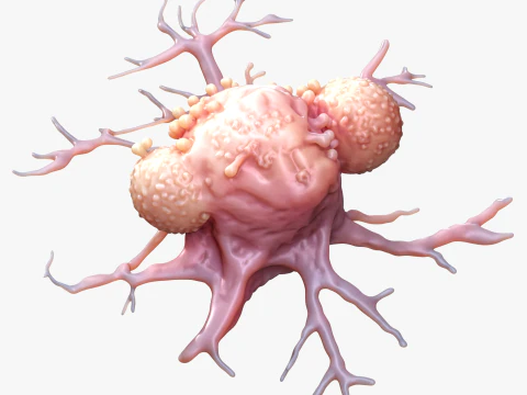 Cancer Cell Tumor 3D Model