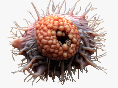 Tumor de c&eacute;lulas cancer&iacute;genas Modelo 3D