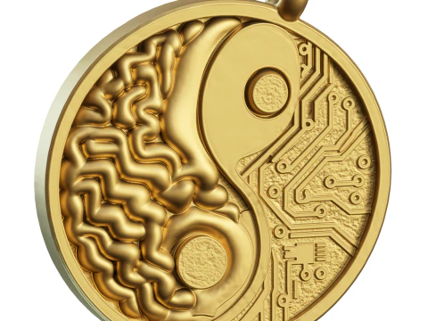 Brain Network pendant jewelry 3D Print Model