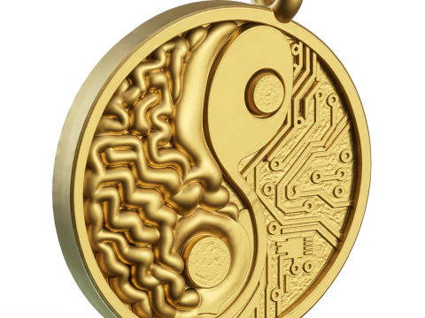 Brain Network pendant jewelry 3D Print Model