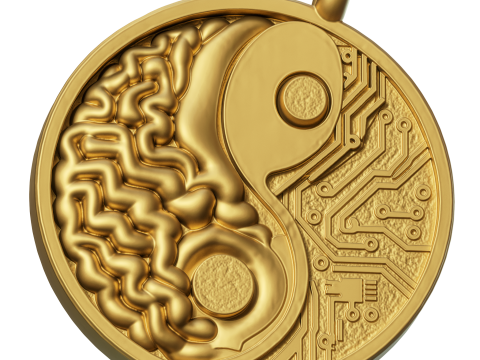 Brain Network pendant jewelry Modello di stampa 3D