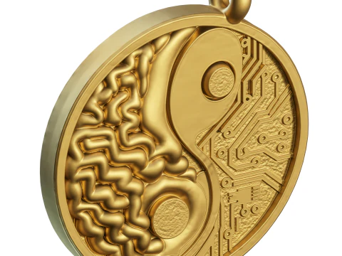 Brain Network pendant jewelry 3D Print Model