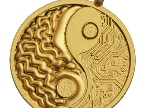 Brain Network pendant jewelry 3D Print Model