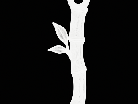 Stylized Bamboo for 3D printing and jewelry design 3D प्रिंट मॉडल