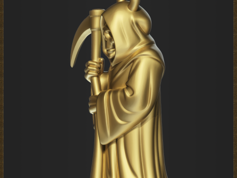 Grim Reaper Pendant 3D Print Model