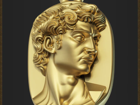 David Classic Pendant 3D Print Model