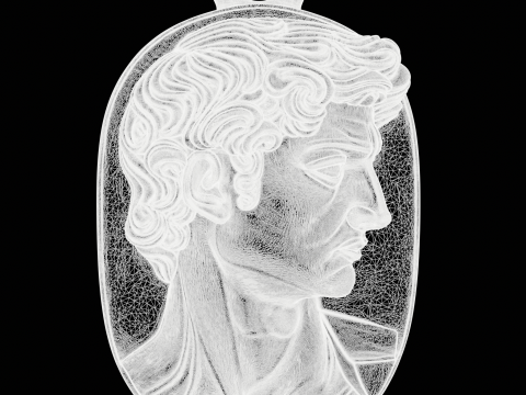 David Classic Pendant 3Dプリントモデル
