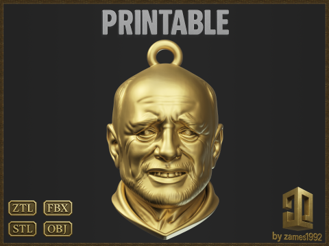 Meme Pain Harold Charm 3D Принт Модель