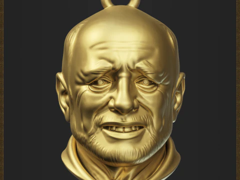 Meme Pain Harold Charm 3D Print Model