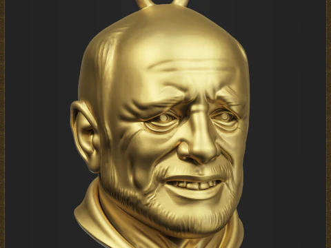 Meme Pain Harold Charm 3D Print Model