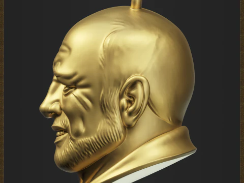 Meme Pain Harold Charm 3D Print Model
