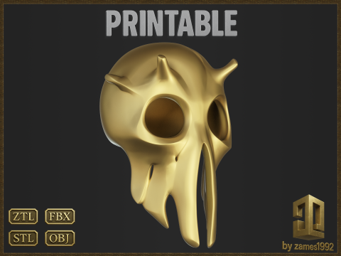 Mantis Mask Jewelry 3D Принт Модель