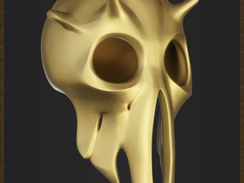 Mantis Mask Jewelry 3D Print Model