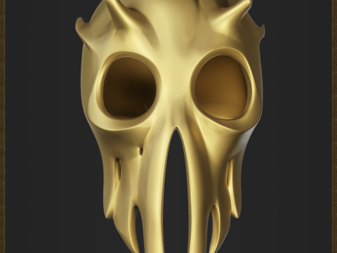 Mantis Mask Jewelry 3D Принт Модель