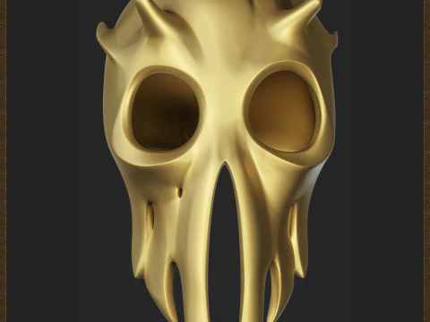 Mantis Mask Jewelry 3D Print Model