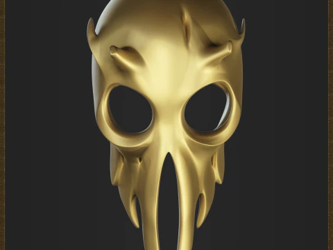 Mantis Mask Jewelry 3D Print Model