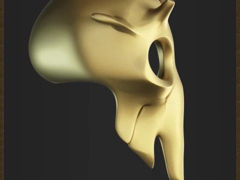 Mantis Mask Jewelry 3D Print Model
