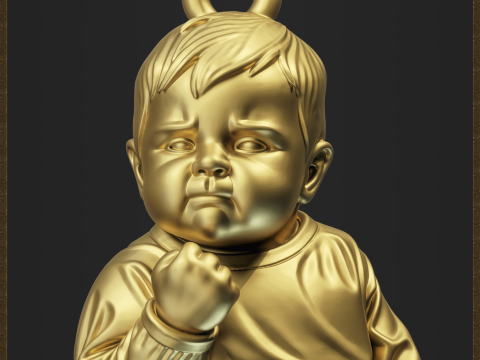 Meme Success Kid Pendant 3D-printmodel