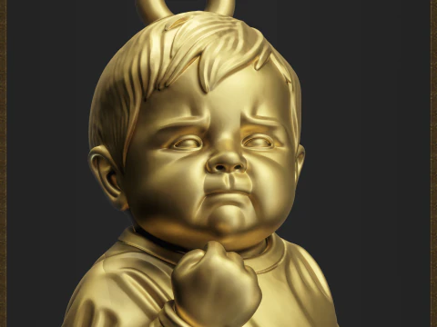 Meme Success Kid Pendant 3D Print Model