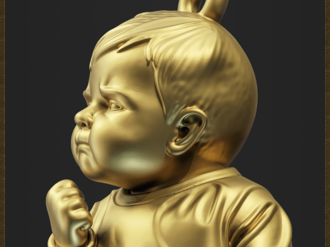 Meme Success Kid Pendant 3D-printmodel