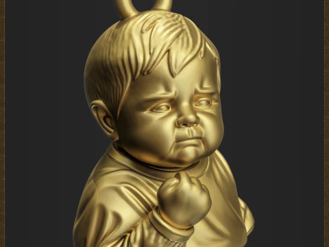 Meme Success Kid Pendant 3D Print Model