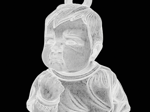 Meme Success Kid Pendant 3D-printmodel