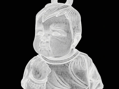 Meme Success Kid Pendant 3D Print Model