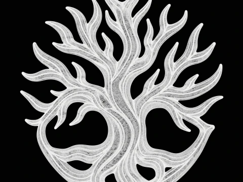 Ciondolo albero della vita Modello di stampa 3D