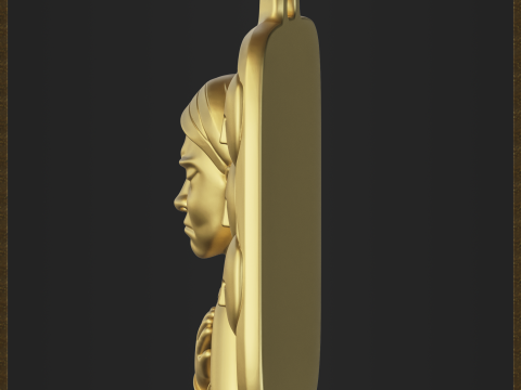 Crying Emotional Pendant 3D 打印模型