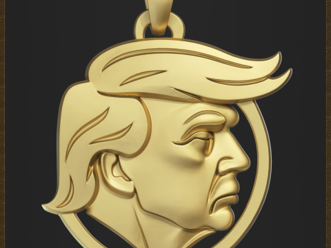 Printable Political Leader Pendant 3D Print Model