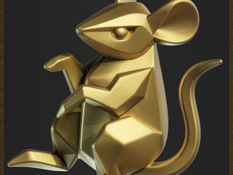 Printable Mouse Jewelry Design 3D Print Model