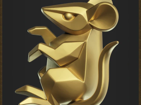 Printable Mouse Jewelry Design 3D Print Model